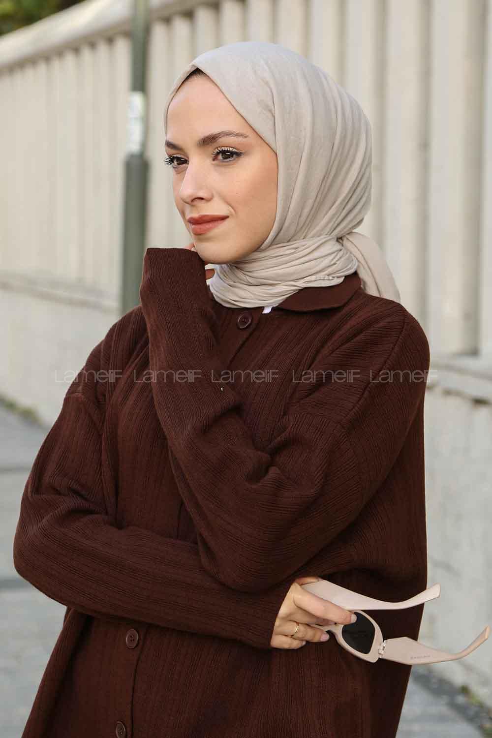 Lamelif Soft Touch Şal Taş