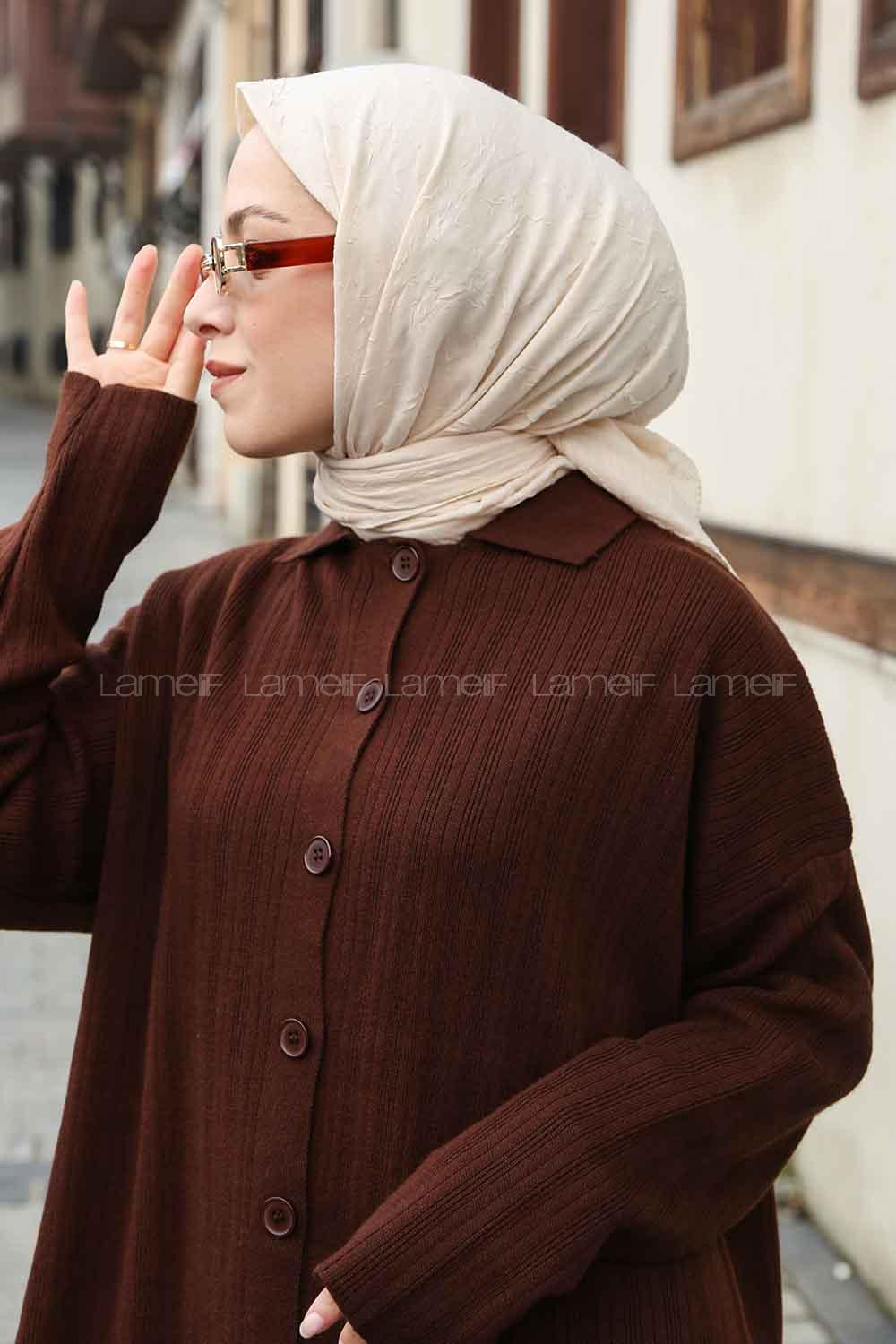 Lamelif Bambu Eşarp Bej