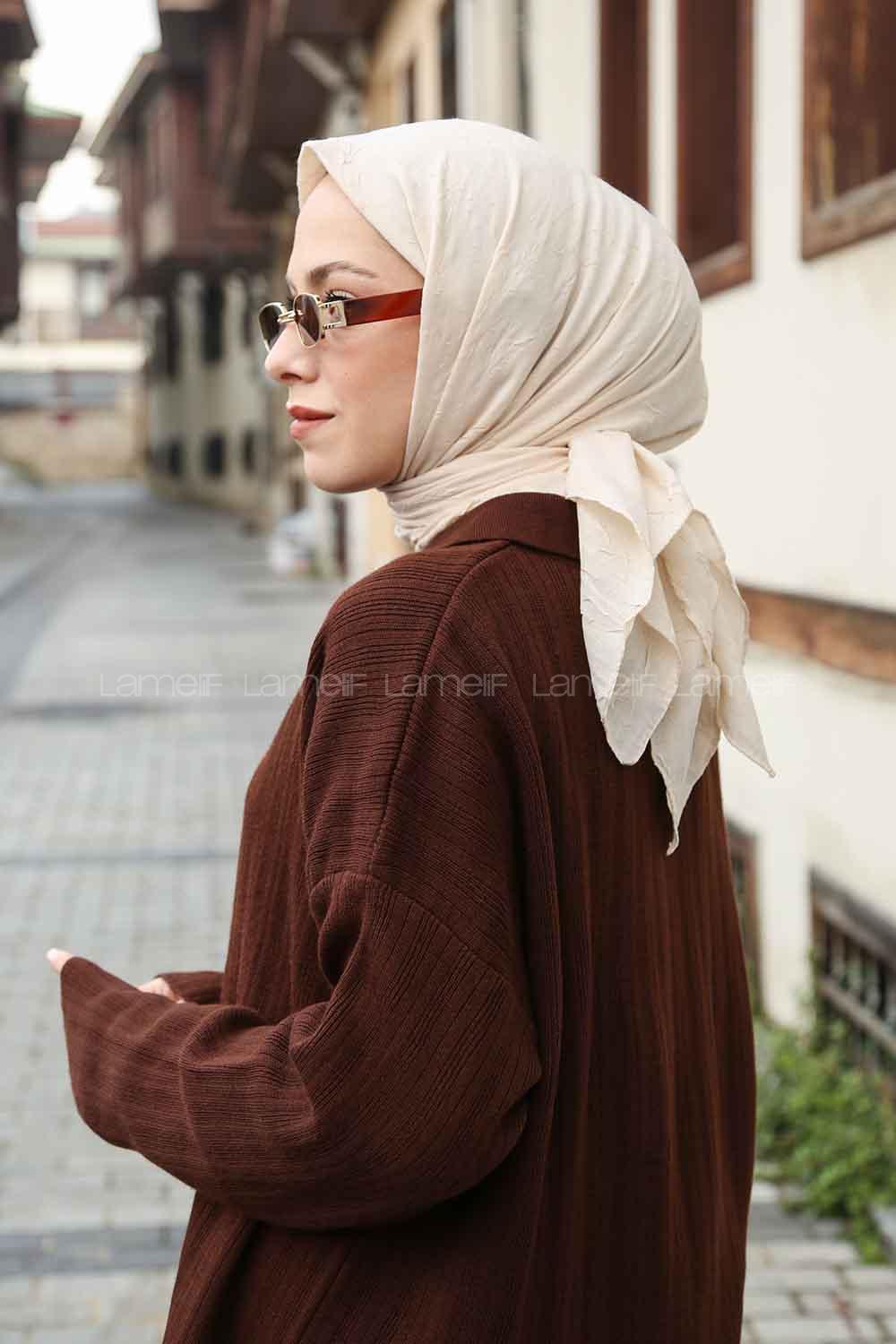 Lamelif Bambu Eşarp Bej