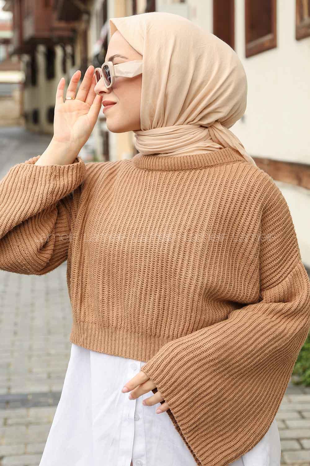 Lamelif Comfort Pamuk Eşarp Bej