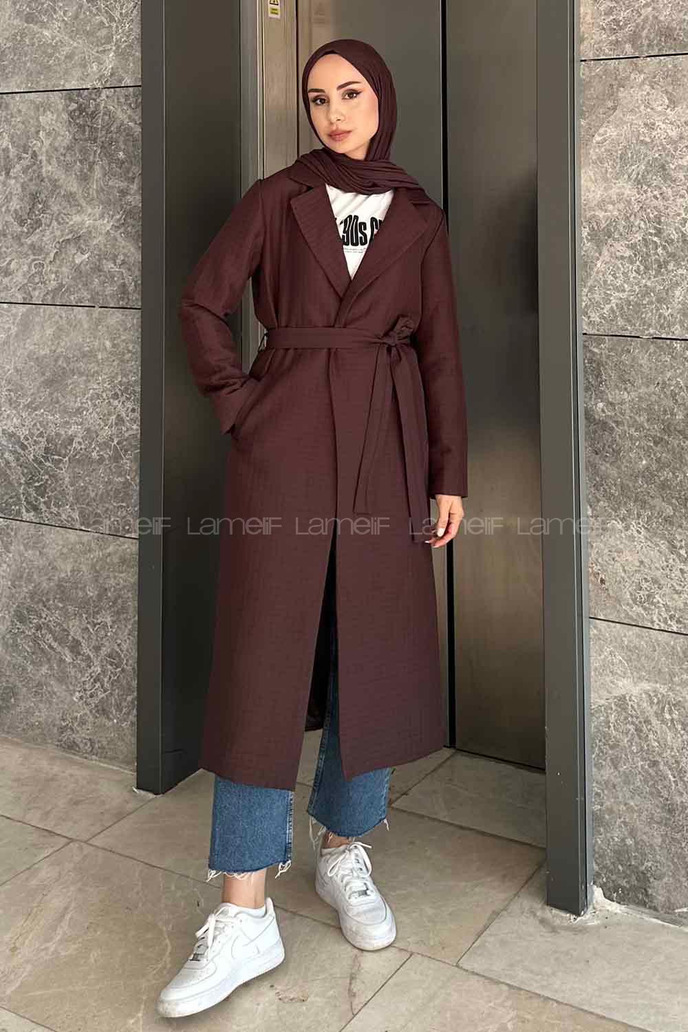 Lamelif Kapitone Uzun Mont Acı Kahve