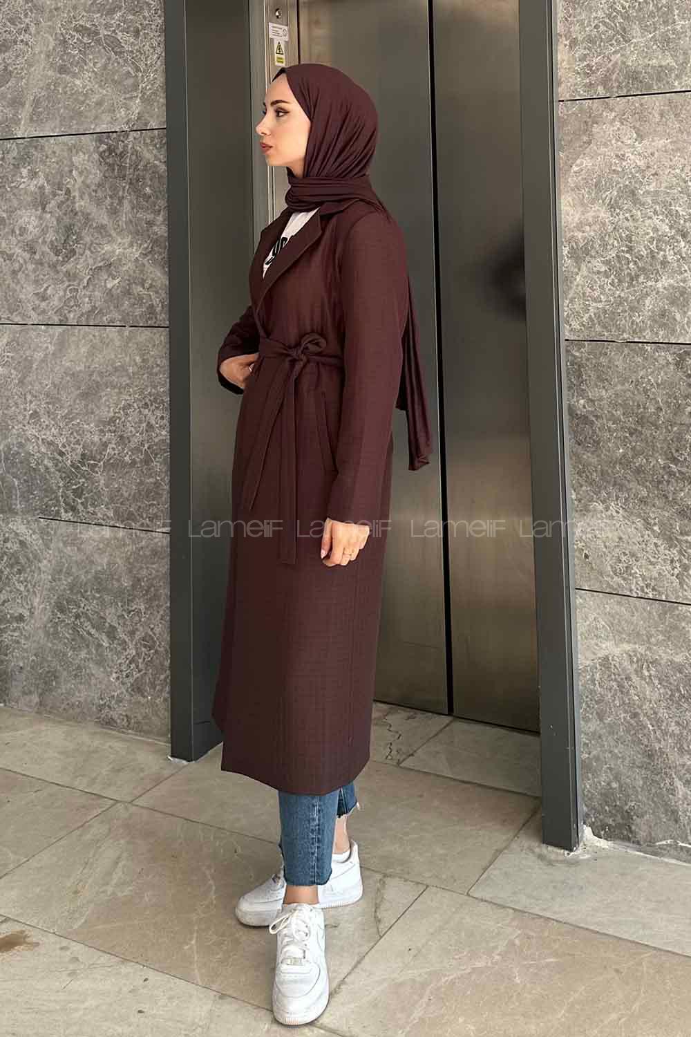 Lamelif Kapitone Uzun Mont Acı Kahve