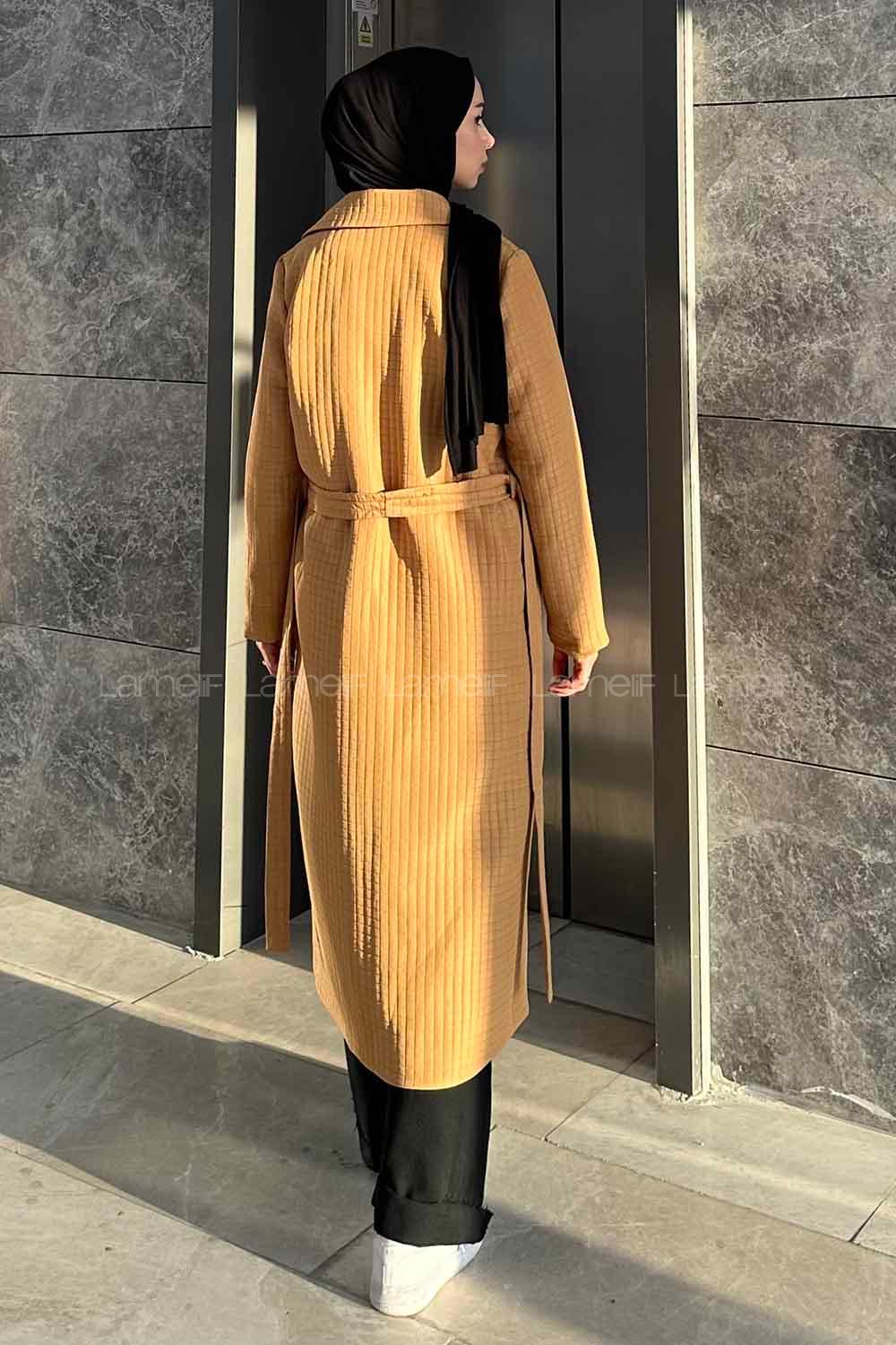 Lamelif Kapitone Uzun Mont Camel