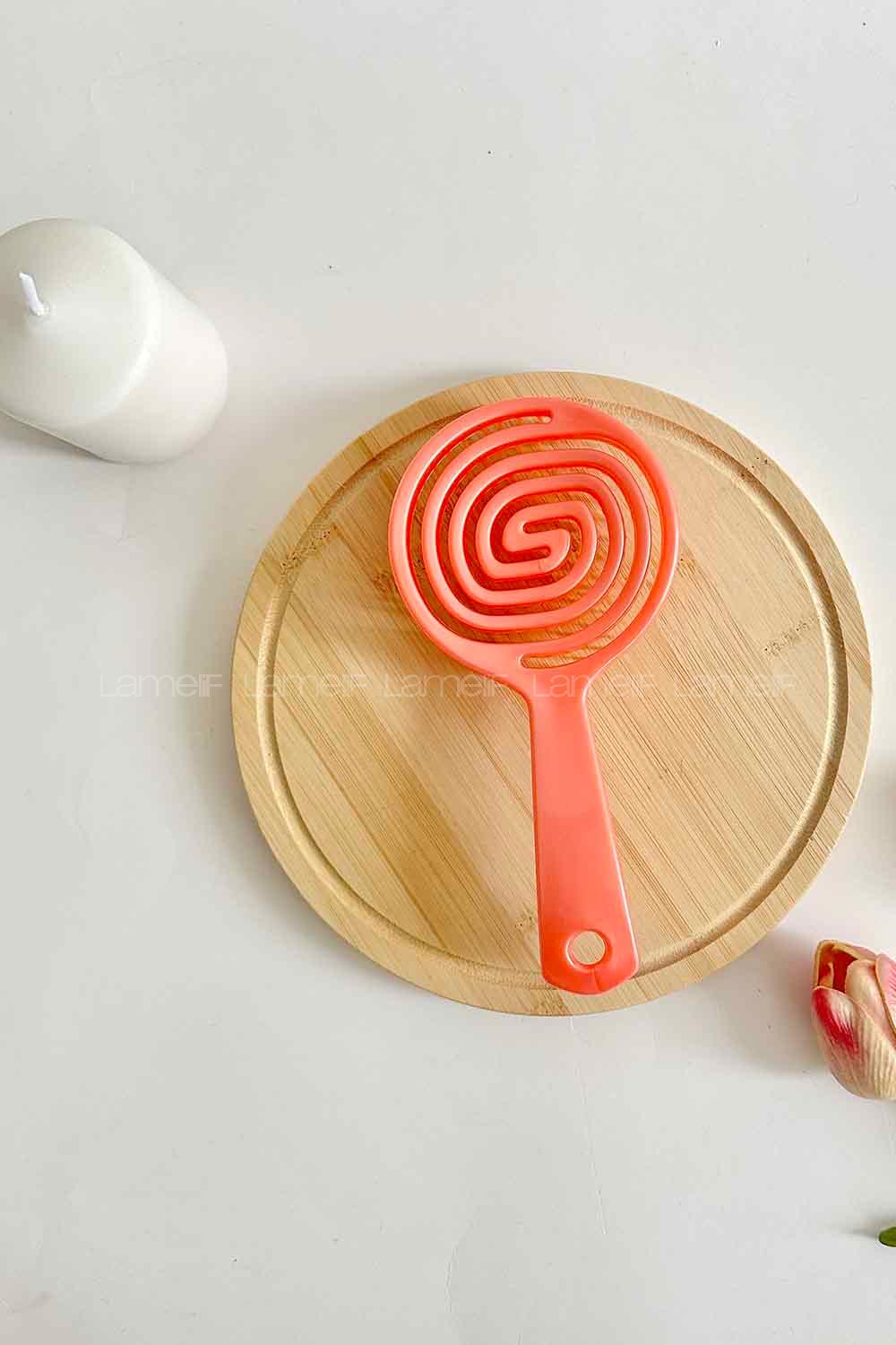 Orange Brush And Comb