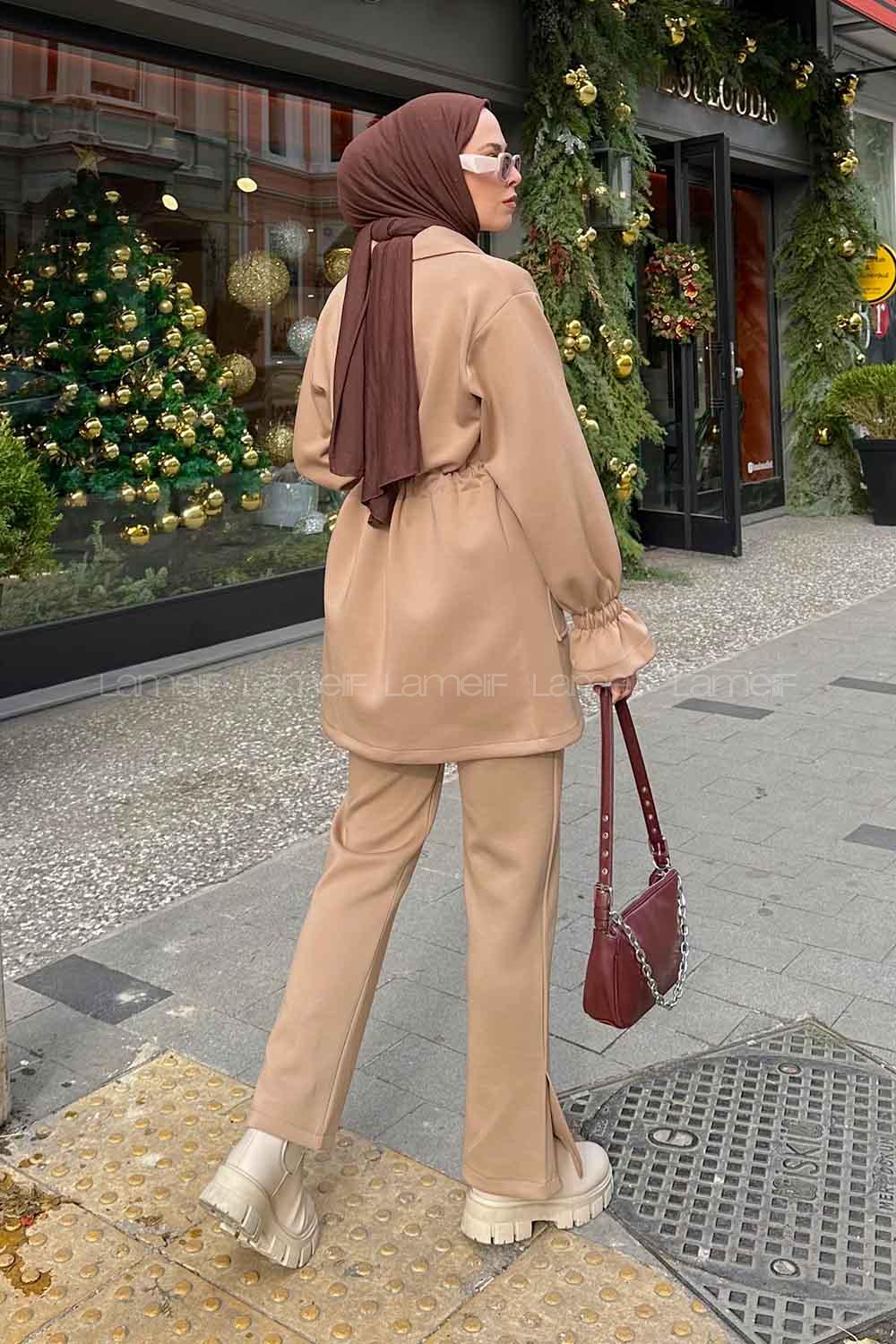 Mink Shirt Collar Long Arm Cotton Fabric Parachute Fabric Comfortable Suit