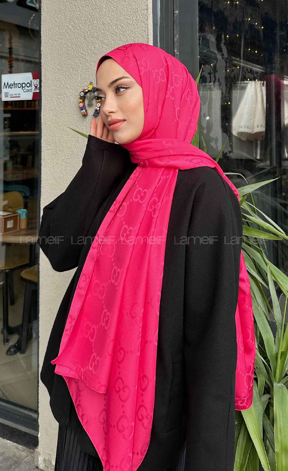 Lilac Cotton Fabric Viscose Fabric Printed Shawl