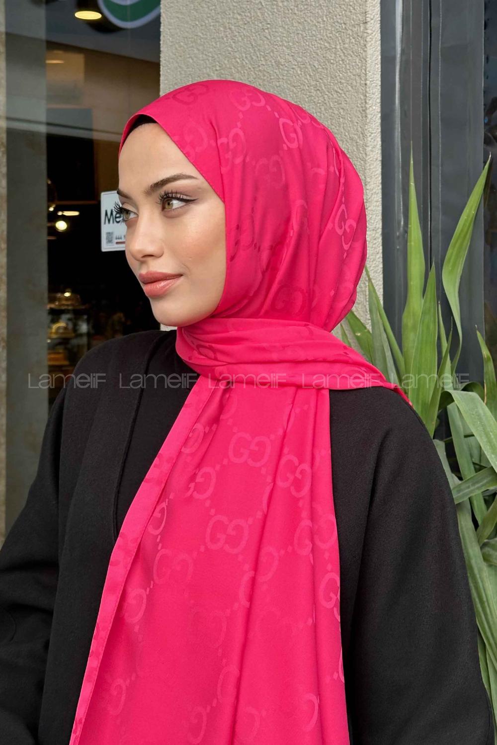 Lilac Cotton Fabric Viscose Fabric Printed Shawl