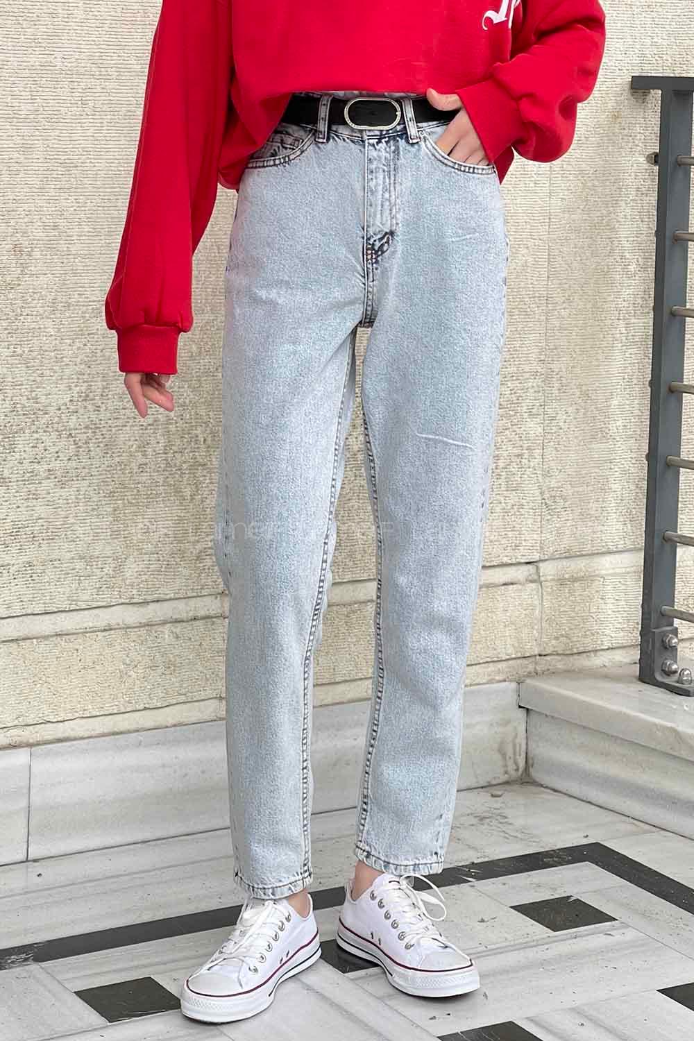 Lamelif Mom Jean Gök Mavi