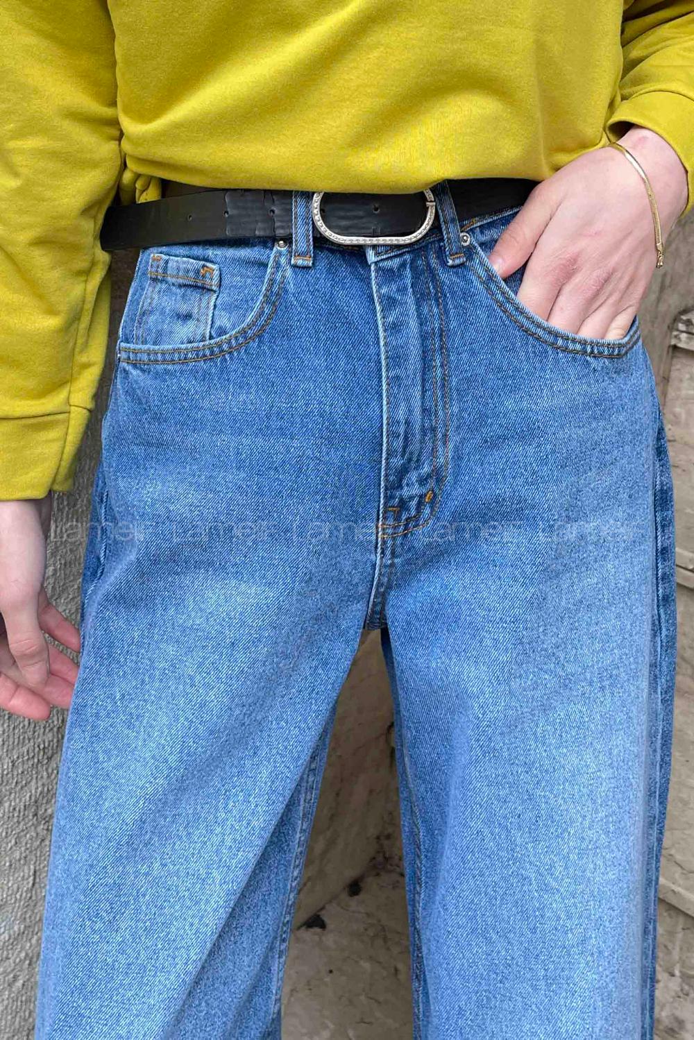 Lamelif Geniş Paça Baggy Jean