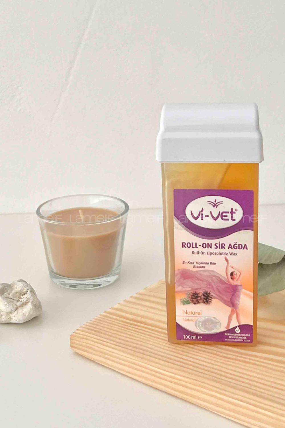 Lamelif Vi-Vet Roll-On Sir Ağda Naturel