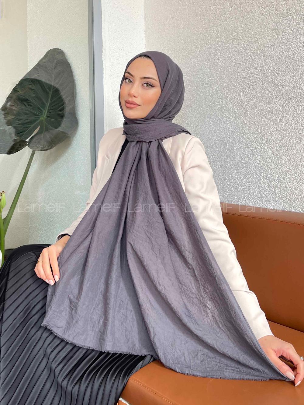 Lamelif Soft Touch Şal Antrasit