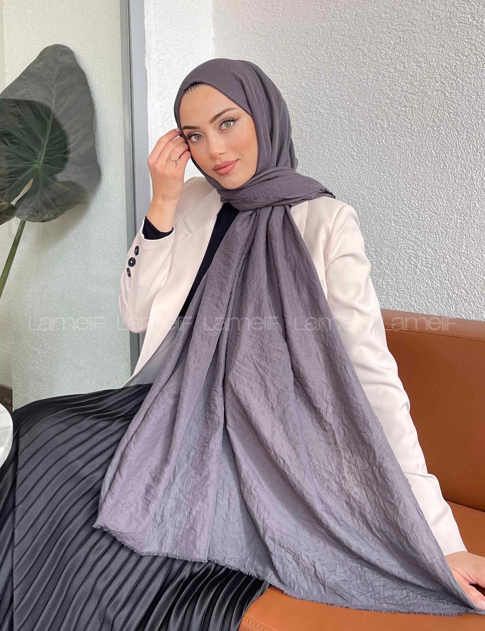 Lamelif Soft Touch Şal Antrasit