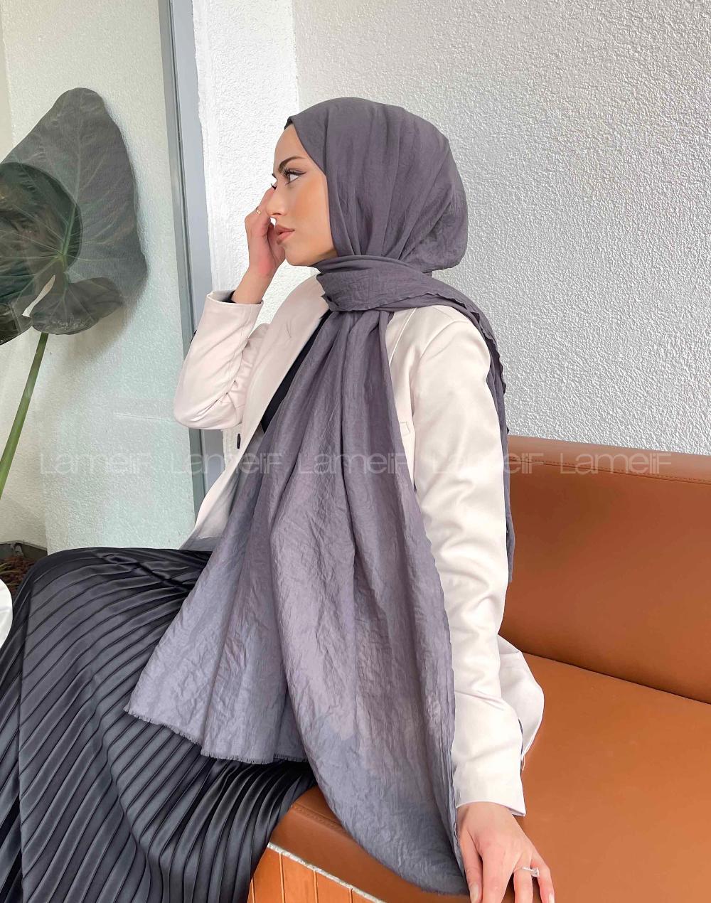 Lamelif Soft Touch Şal Antrasit