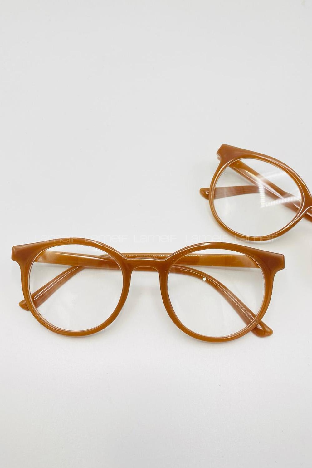Lamelif Ayris -Şeffaf Çerçeve Soft Kahve Güneş Gözlüğü