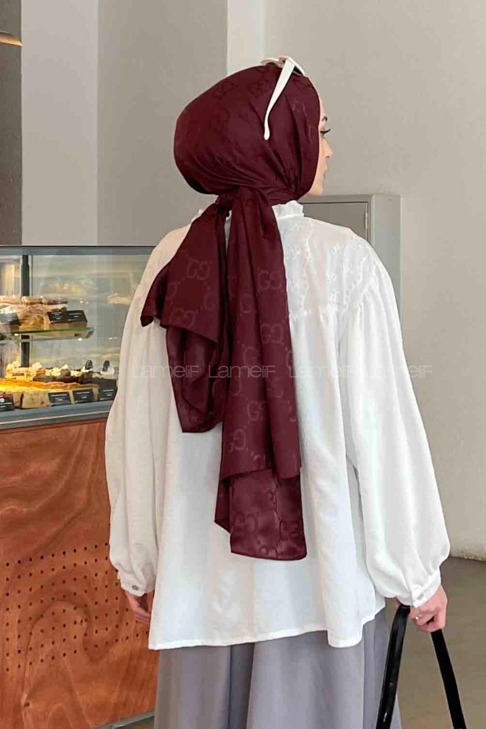 White Shirt Collar Long Arm Viscose Fabric Unprinted Shirt