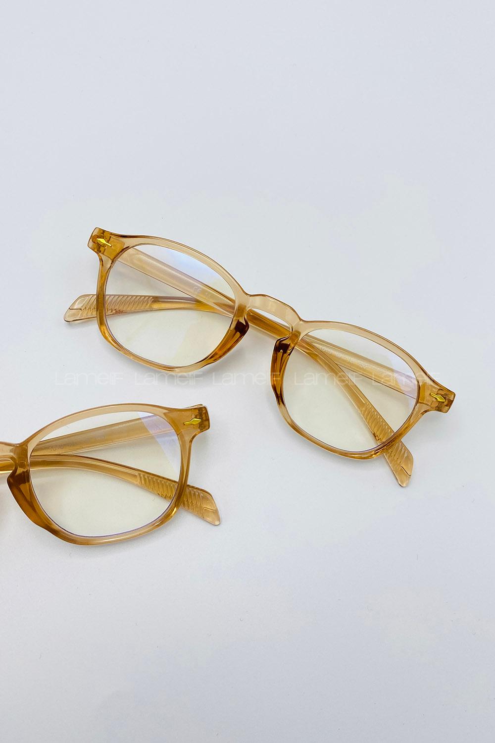 Brown With Milk Glasses