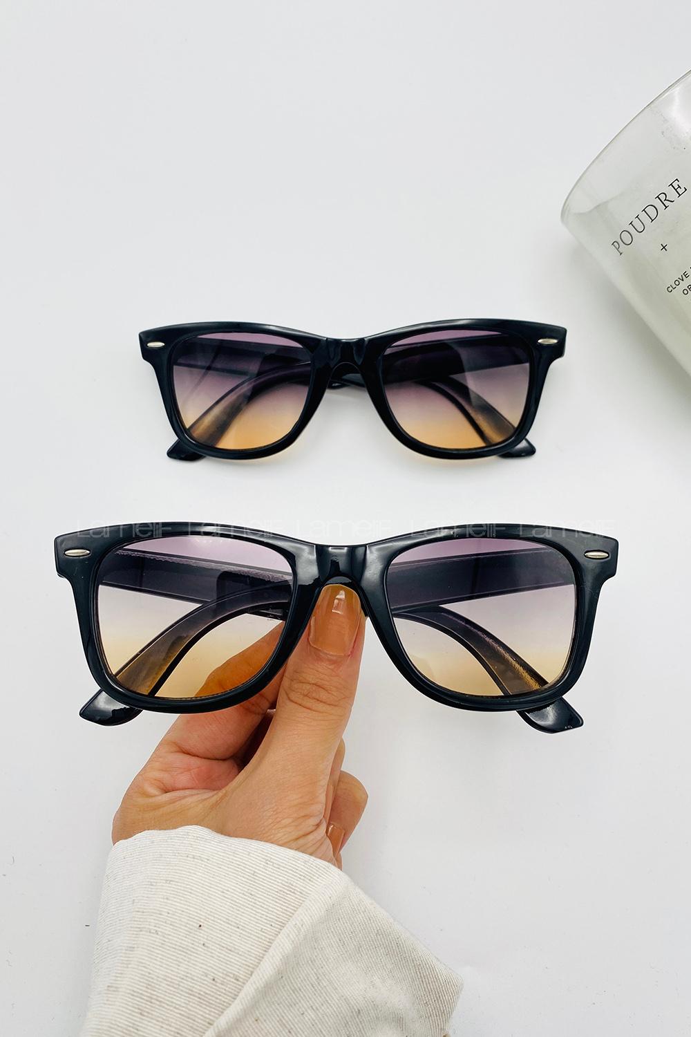 Lamelif RayBan Siyah Çerçeve Çok Renkli Güneş Gözlüğü