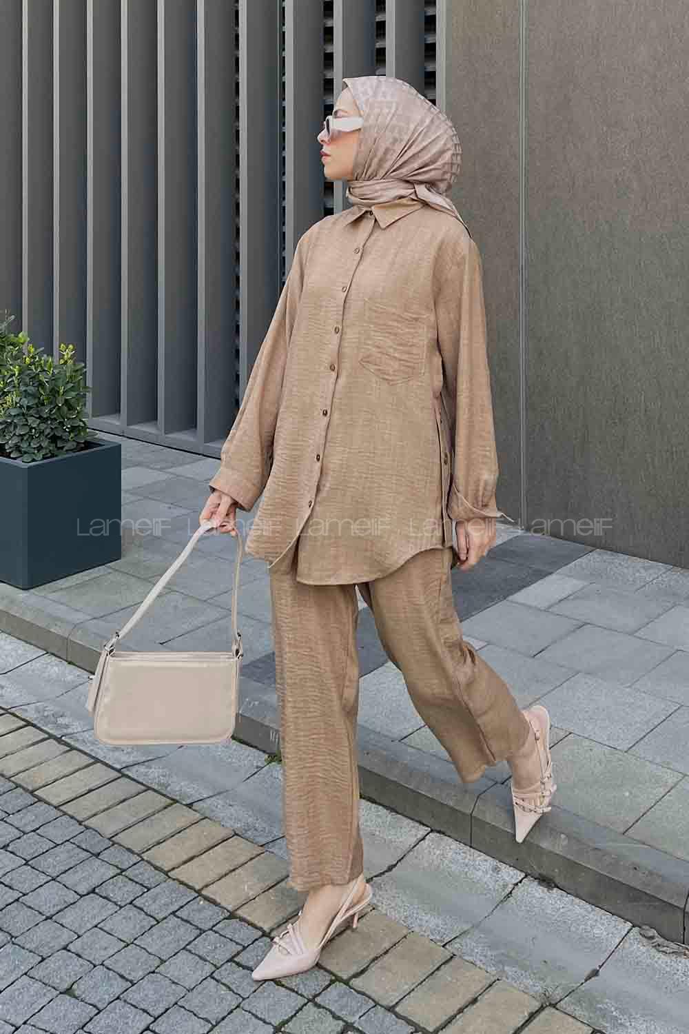 Mink Shirt Collar Long Arm Without Accessories Ayrobin Trousers Comfortable Suit