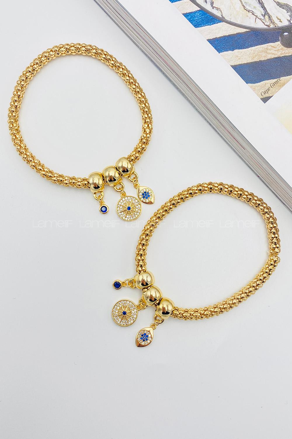 Lamelif Gold Kuzey Yıldızı Zarif Bileklik