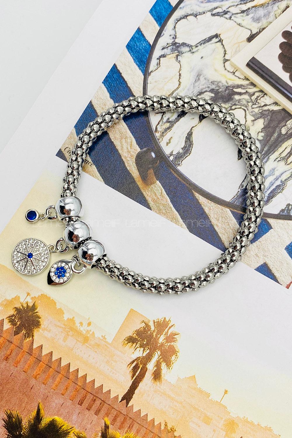 Lamelif Gümüş Kuzey Yıldızı Zarif Bileklik