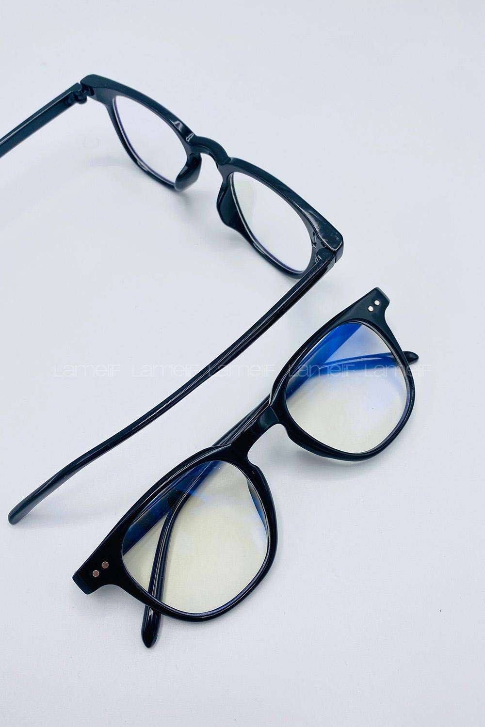 Lamelif Cafune Siyah Çerçeve Şeffaf İmaj Gözlük