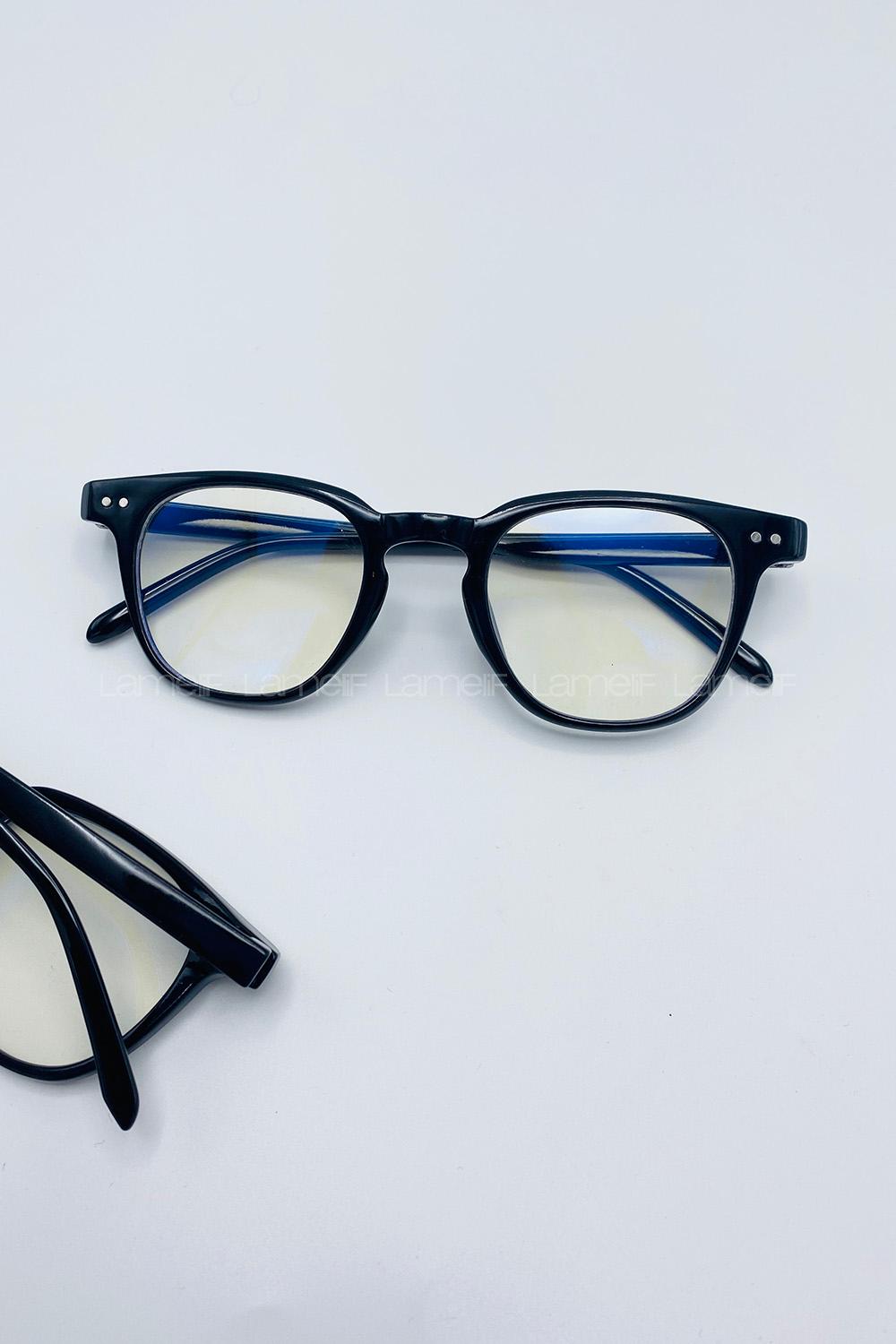 Lamelif Cafune Siyah Çerçeve Şeffaf İmaj Gözlük