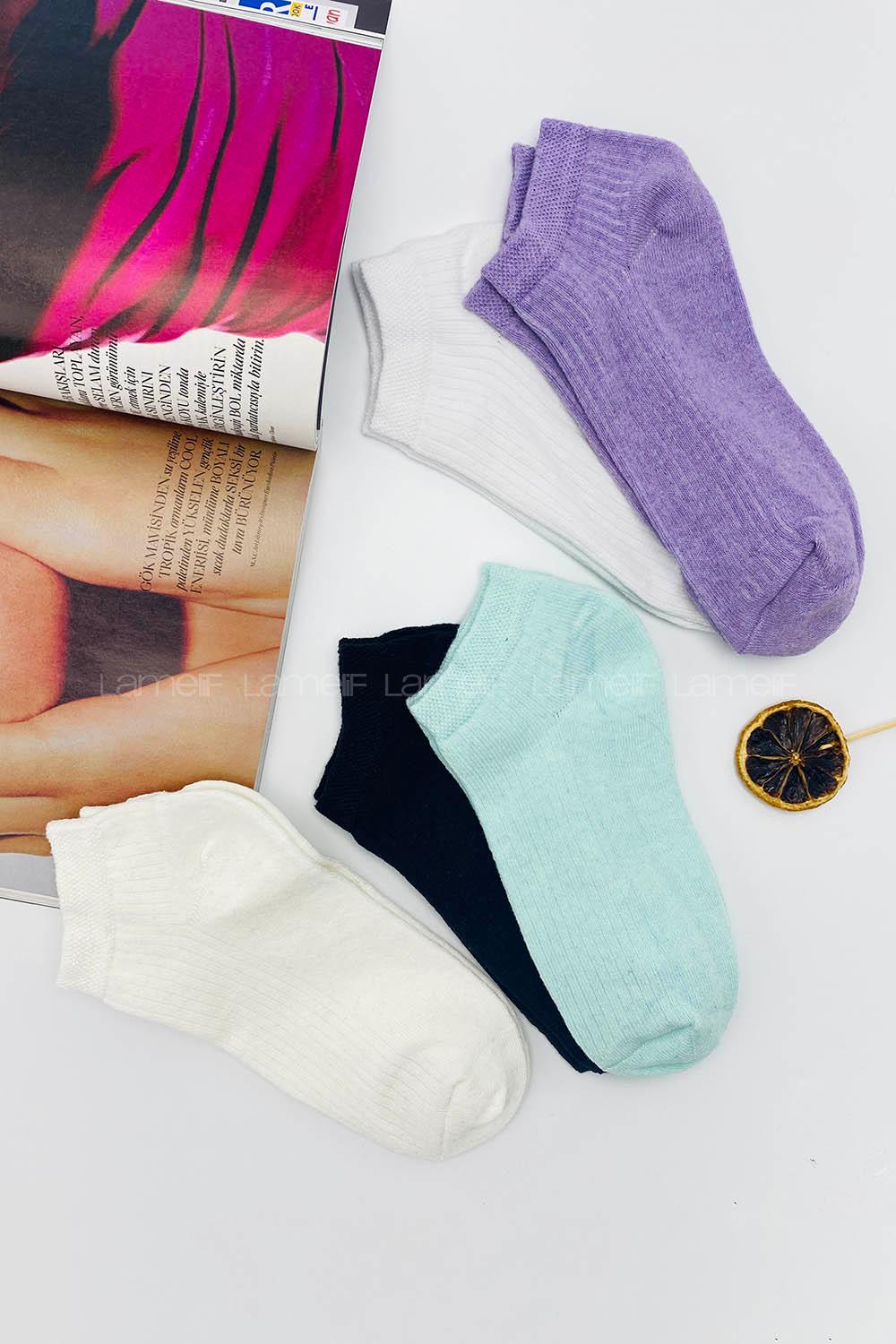 Lamelif 5li Patik Çorap