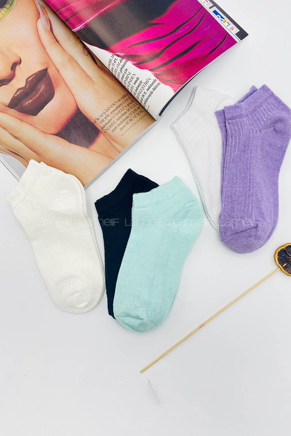 Lamelif 5li Patik Çorap