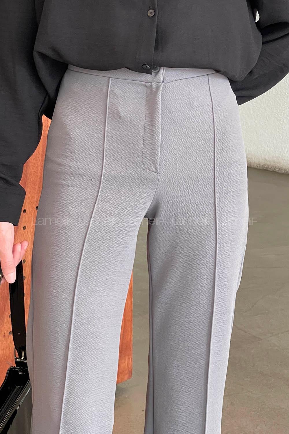 Smoked Cotton High Waist Comfortable Pants