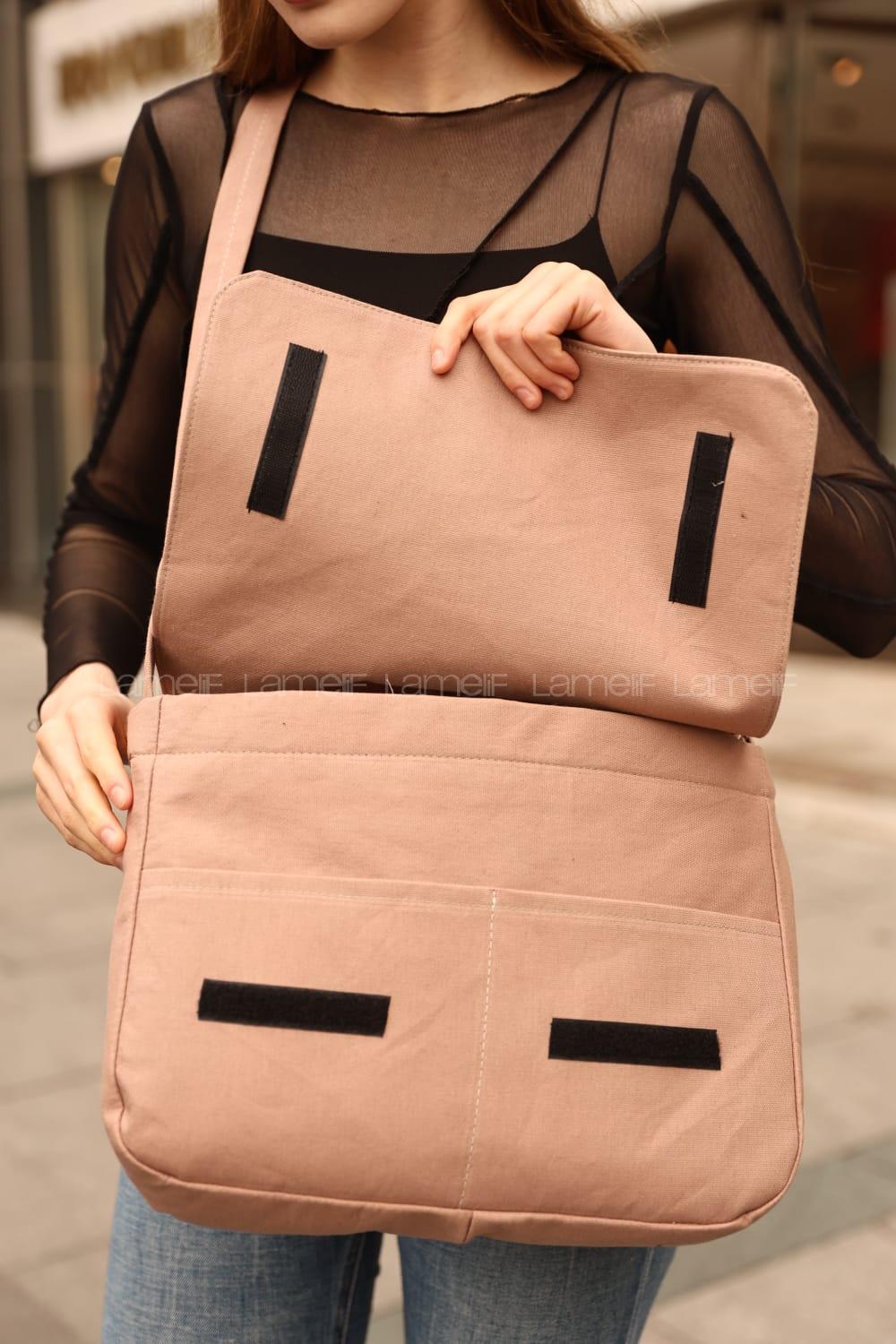 Mink Buckle Skin Hand Bag Bag