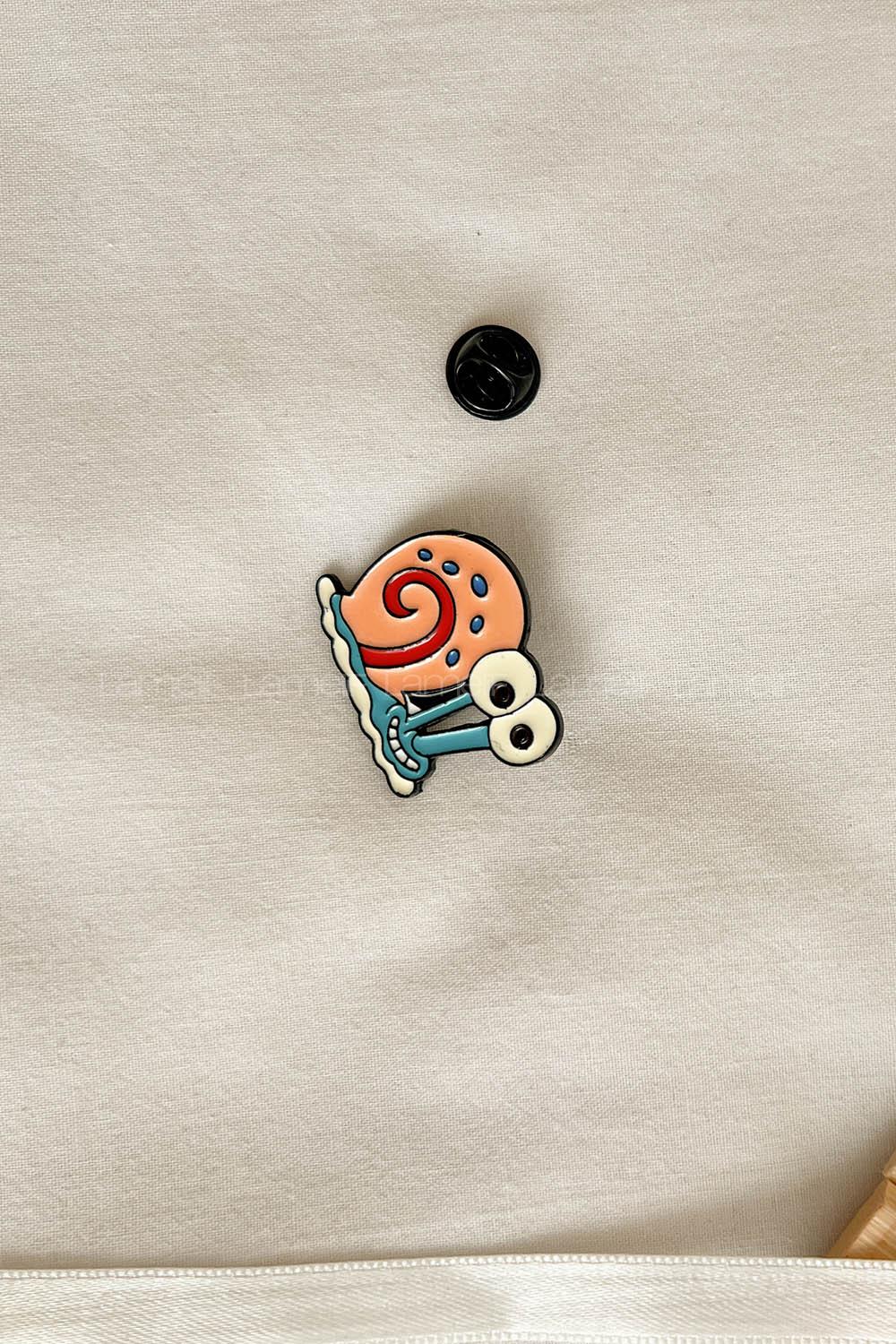 Lamelif Sevimli Salyangoz Demir Broş