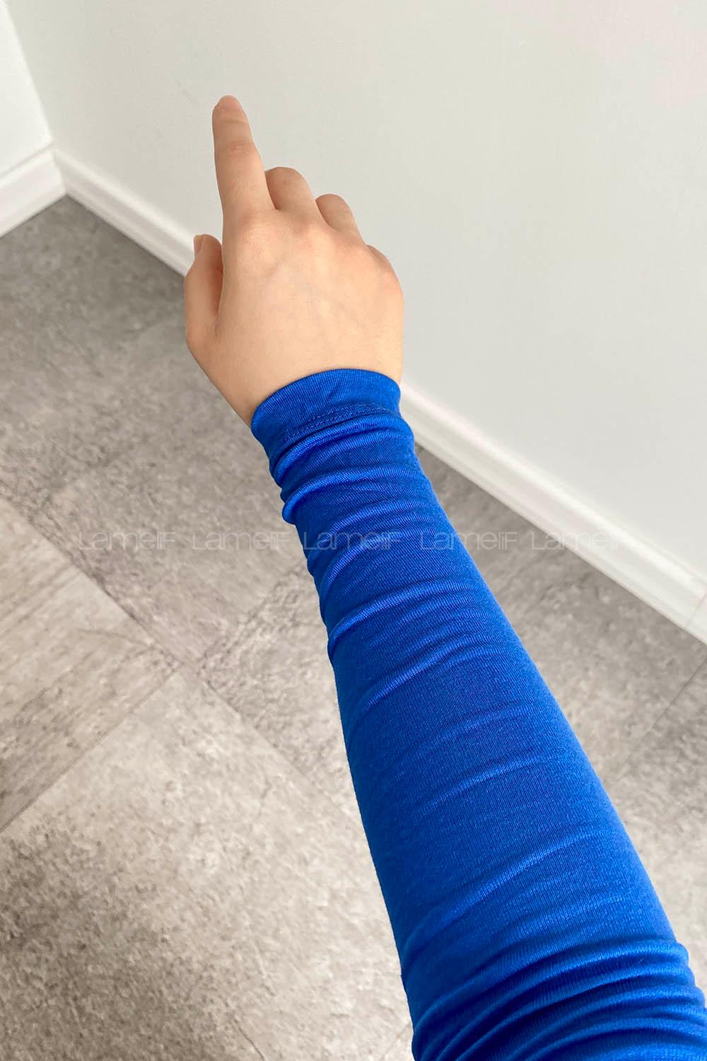 Saxe Mock Turtle Neck Long Arm Cotton Body