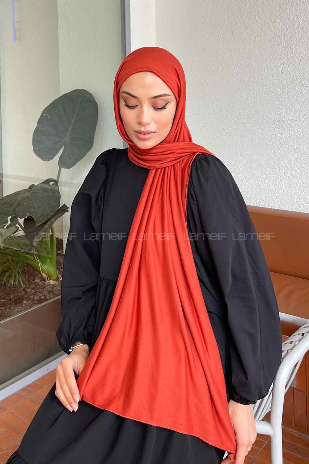 Lamelif Kiremit Penye Şal