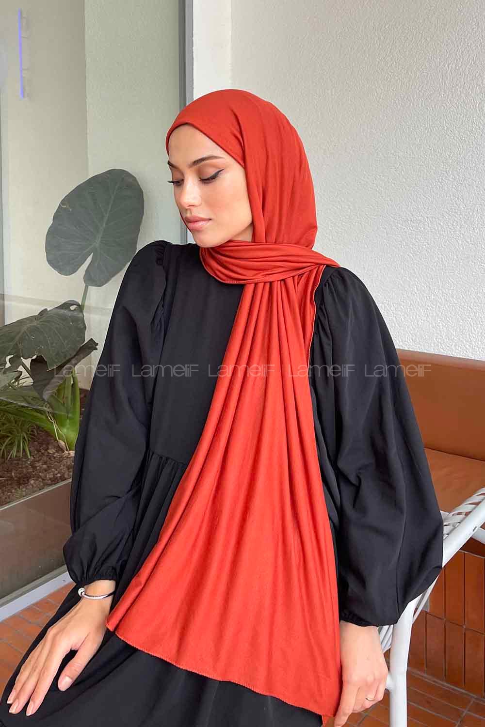 Lamelif Kiremit Penye Şal