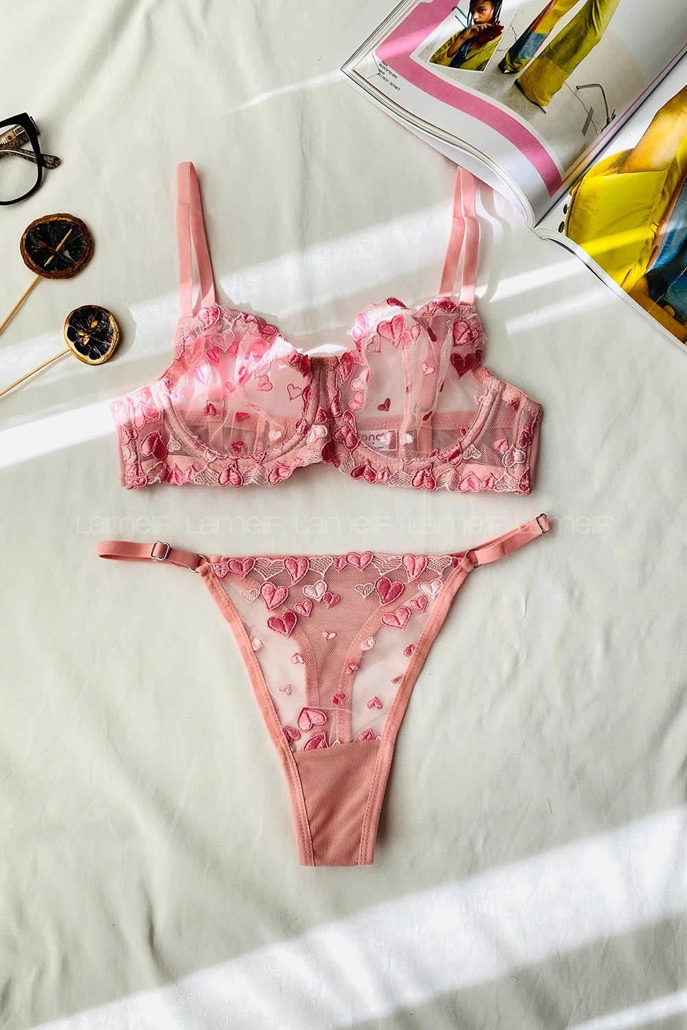 Lamelif Brode Nakışlı Takım