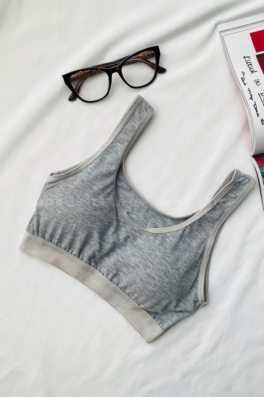 Lamelif Pedli Sporcu Sütyen Penye