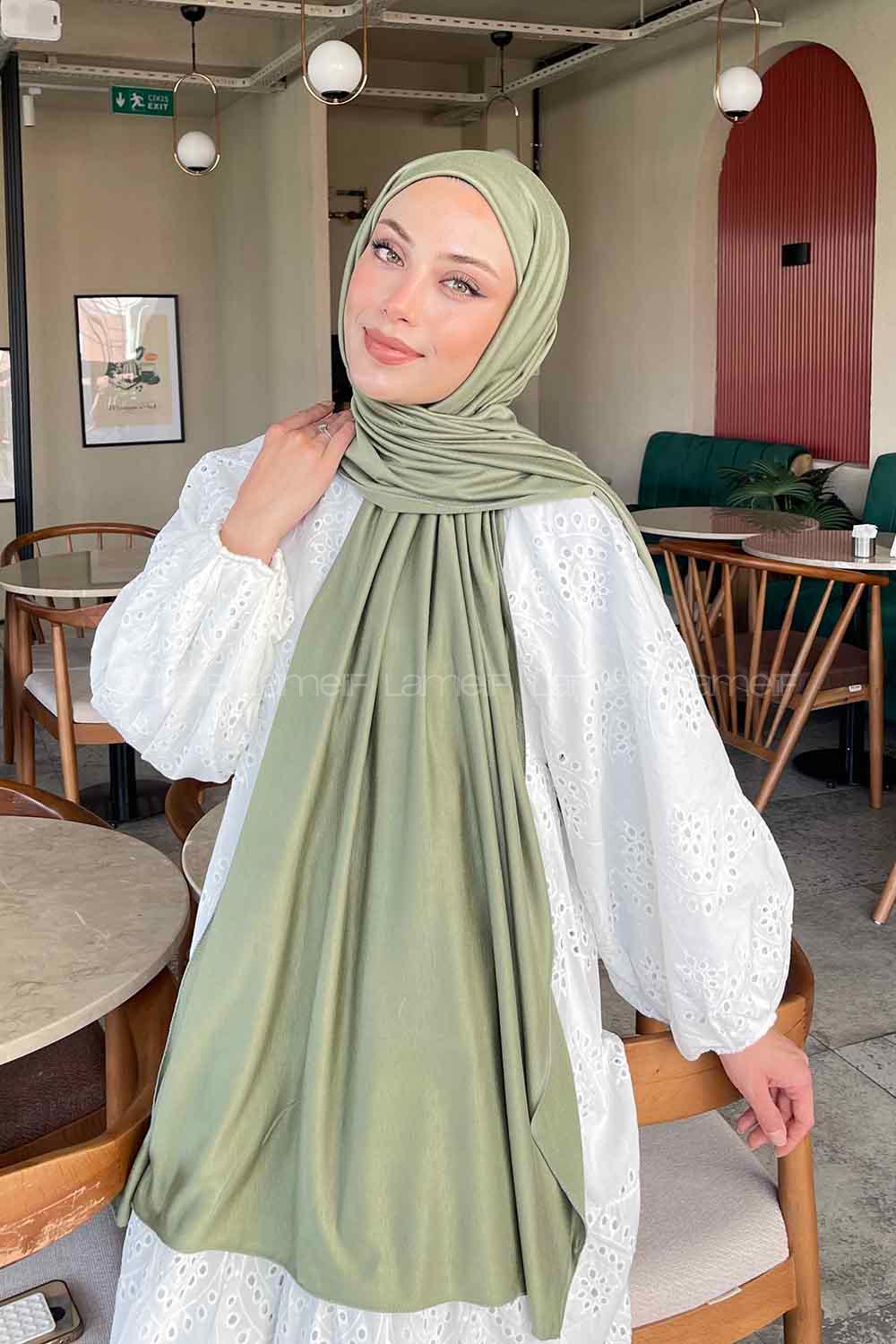 Lamelif Adaçayı Penye Şal