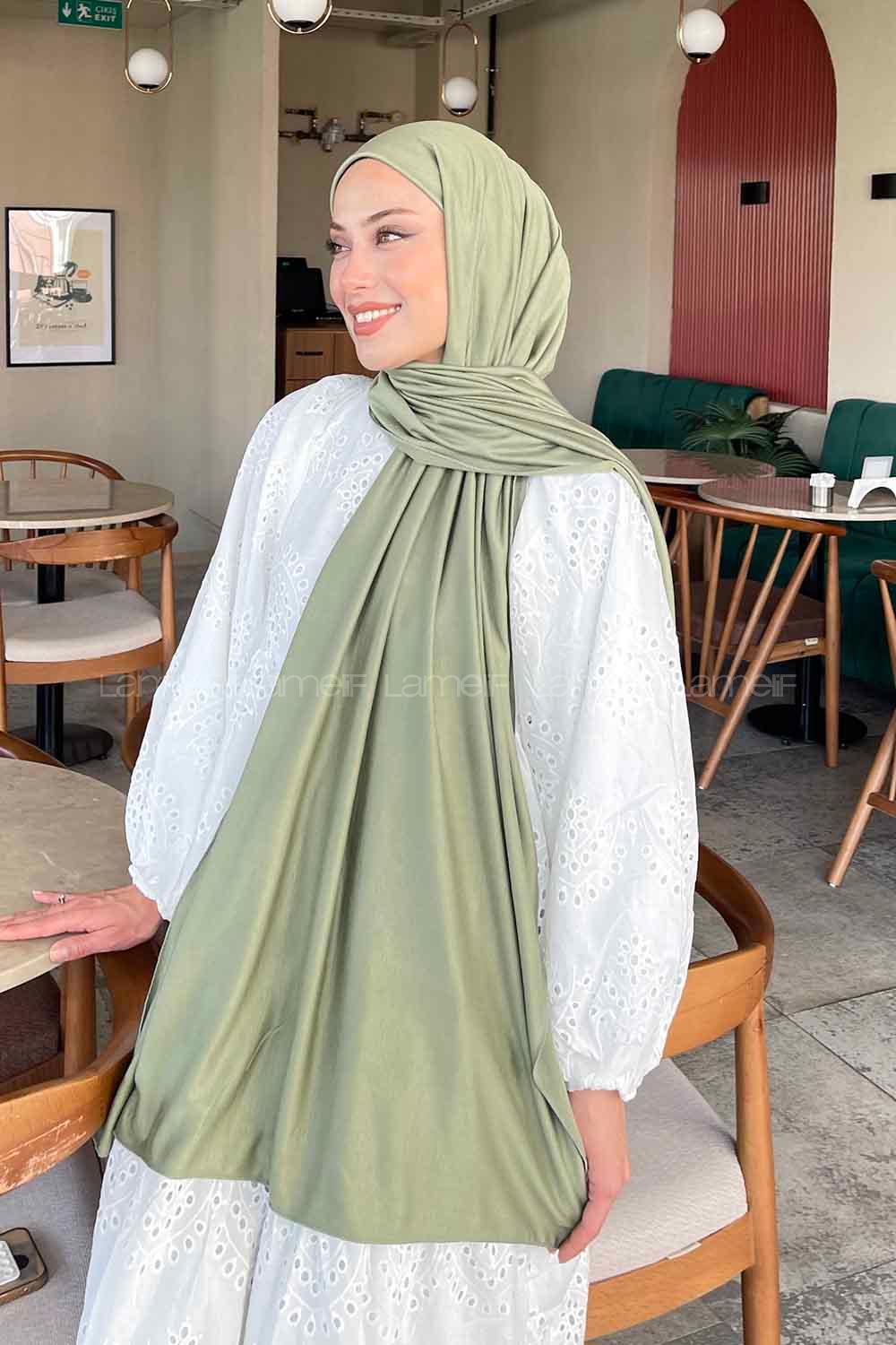 Lamelif Adaçayı Penye Şal