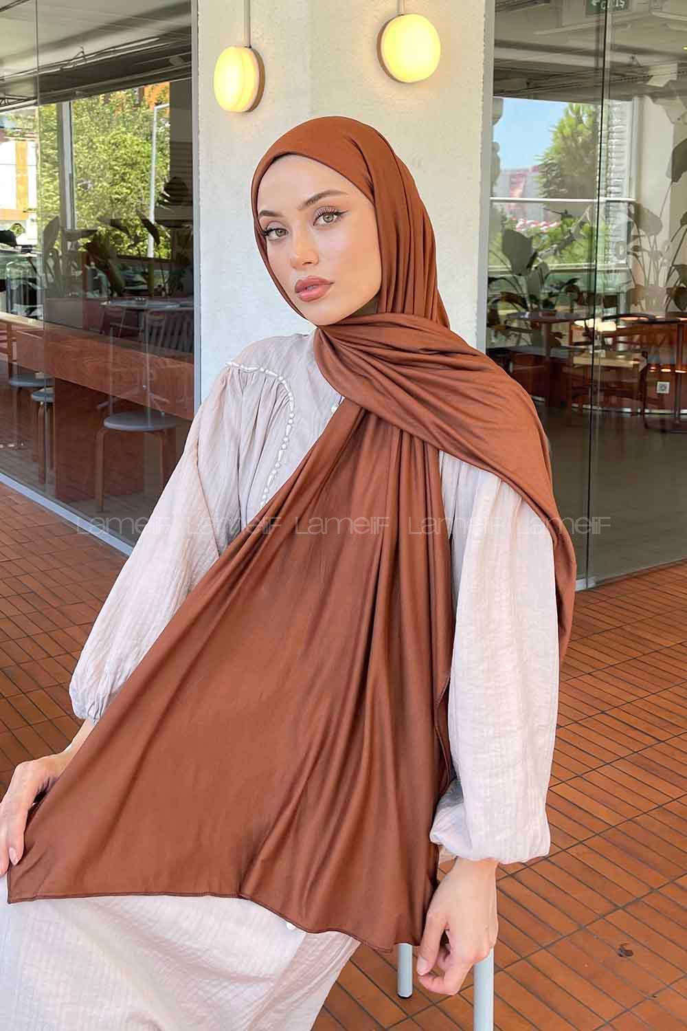 Lamelif Penye Şal Badem