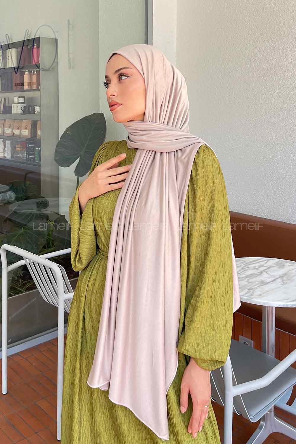 Lamelif Penye Şal Koyu Taş