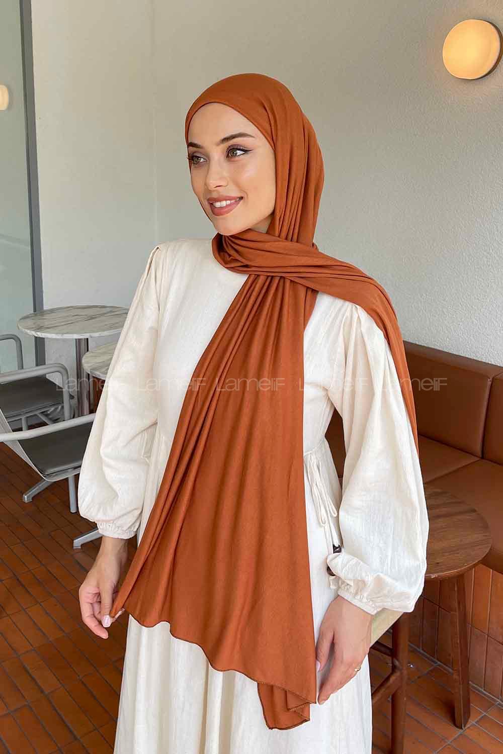 Lamelif Tarçın Penye Şal