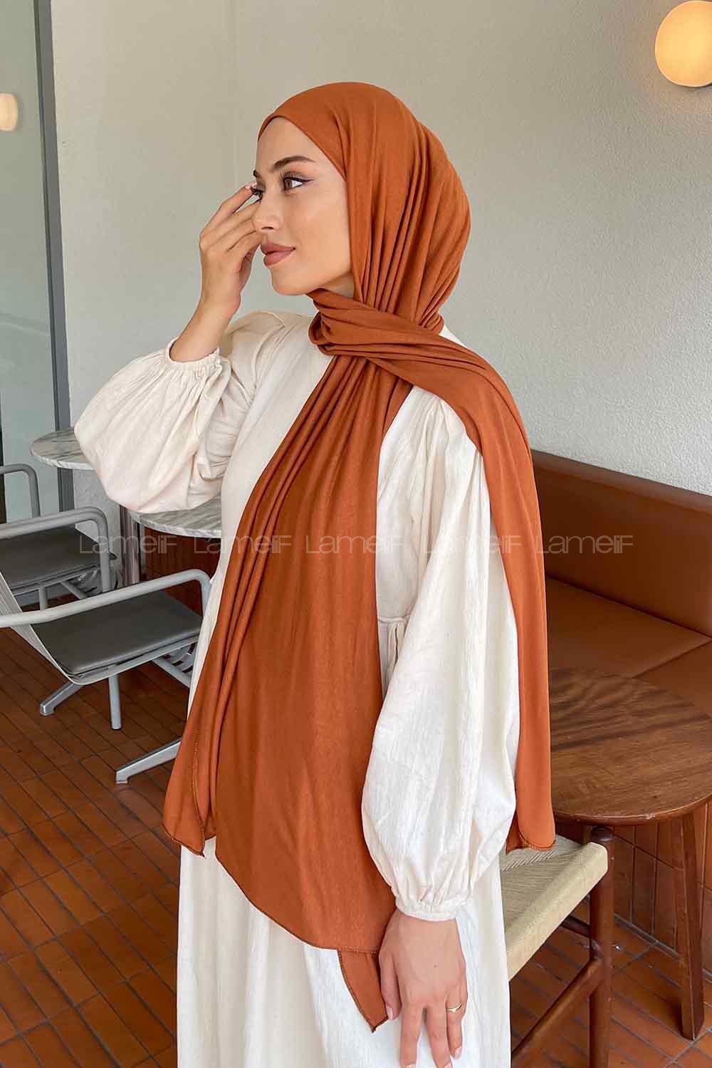 Lamelif Tarçın Penye Şal