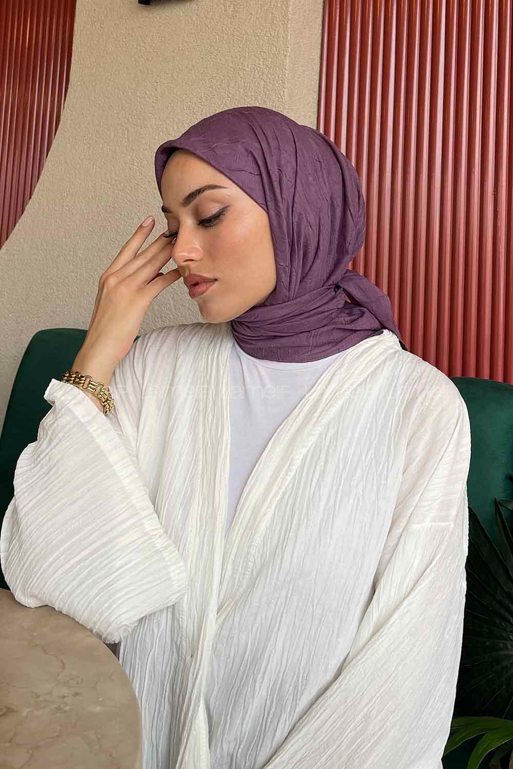 Lamelif Bambu Eşarp Lavanta