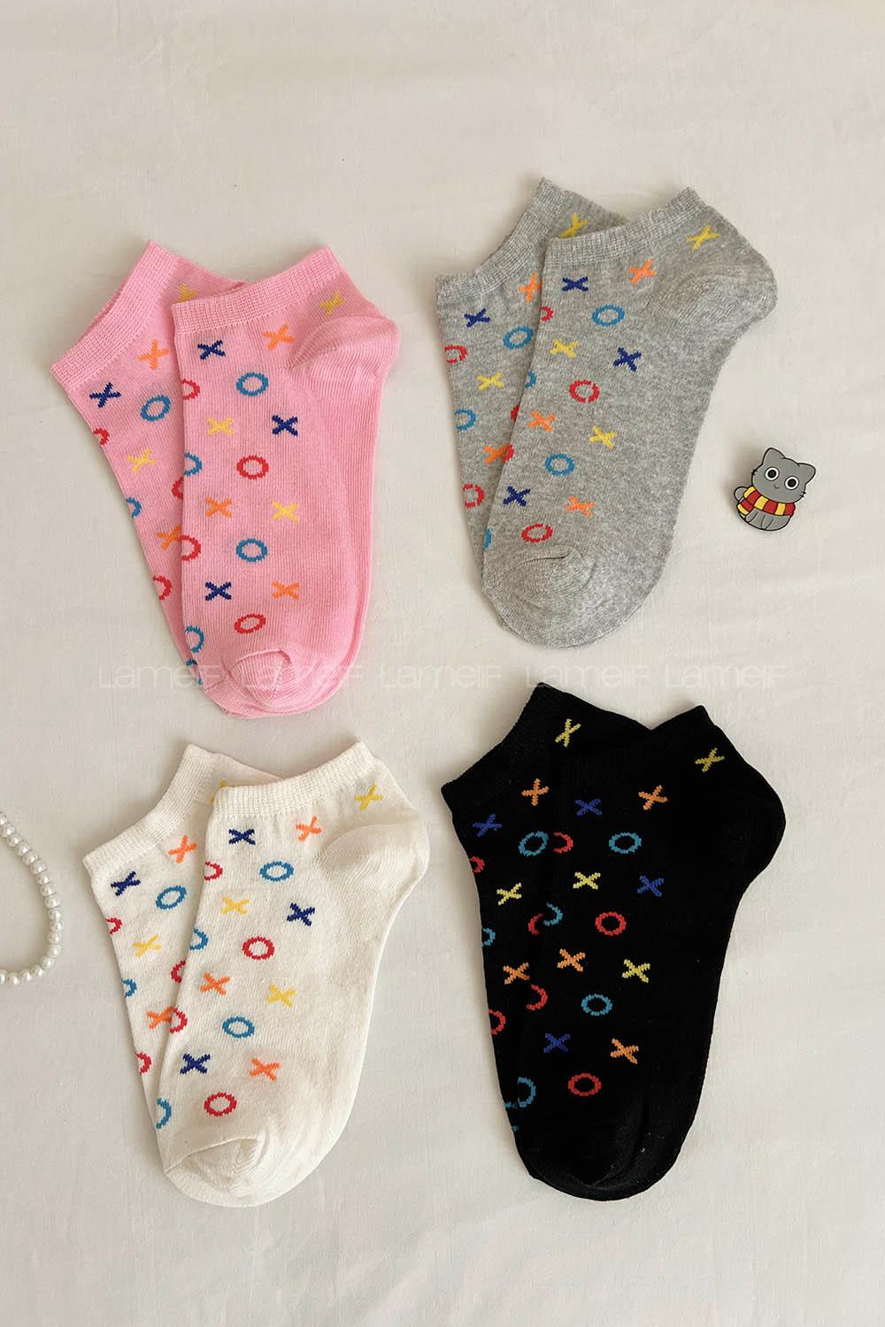 Lamelif 4lü Patik Çorap