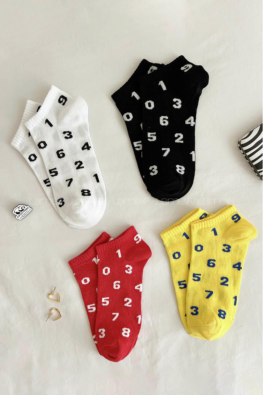 Lamelif 4lü Sayısal Patik Çorap
