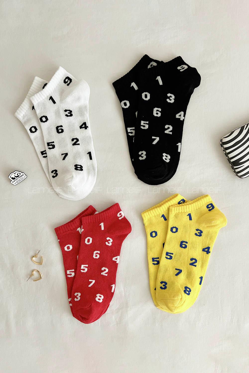 Lamelif 4lü Sayısal Patik Çorap