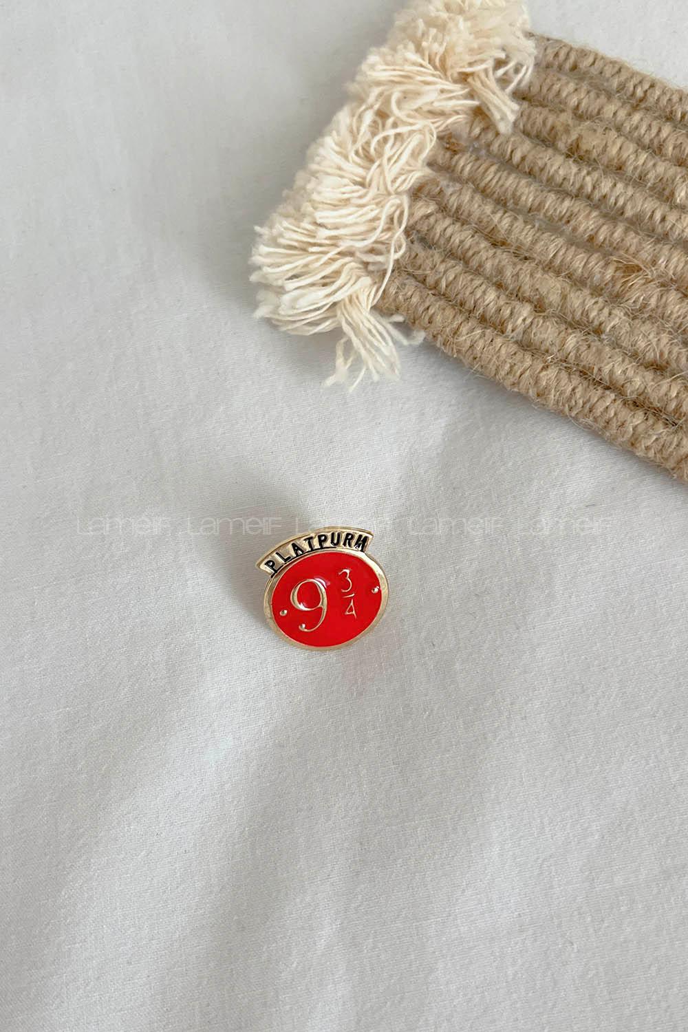 Lamelif Harry Potter 9:34 Treni Demir Broş