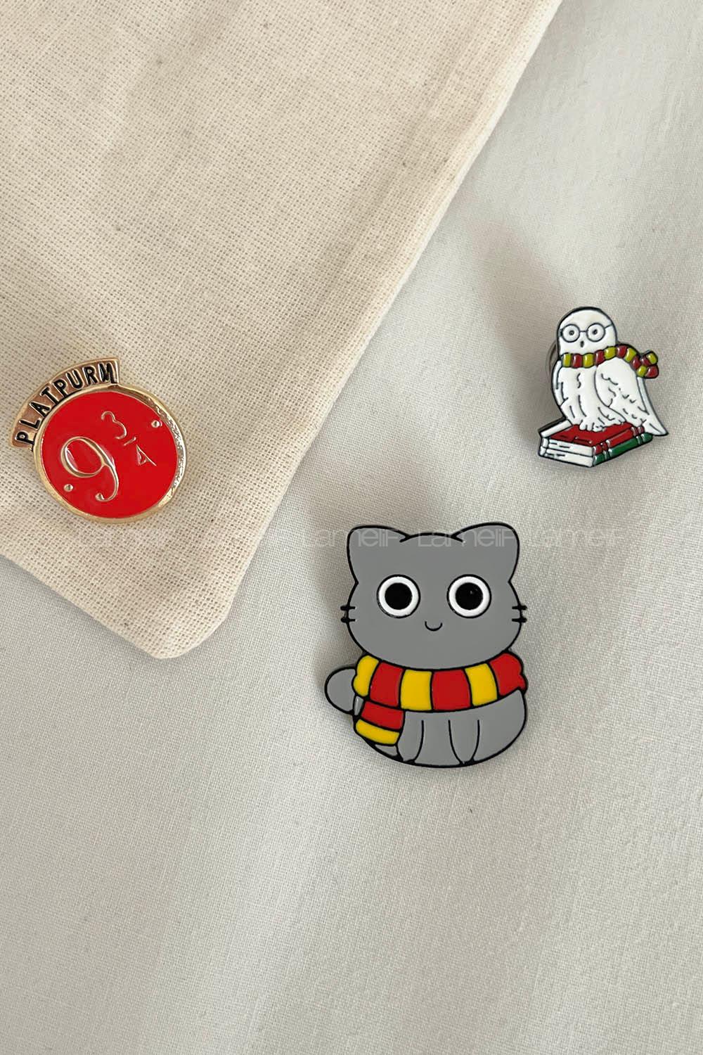 Lamelif Harry Potter 9:34 Treni Demir Broş