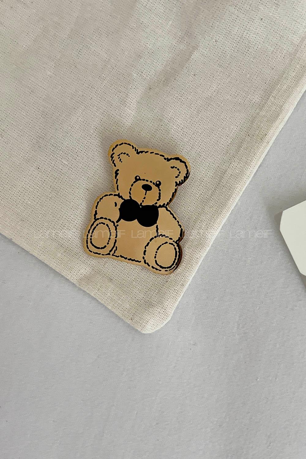 Lamelif Ayı Demir Broş