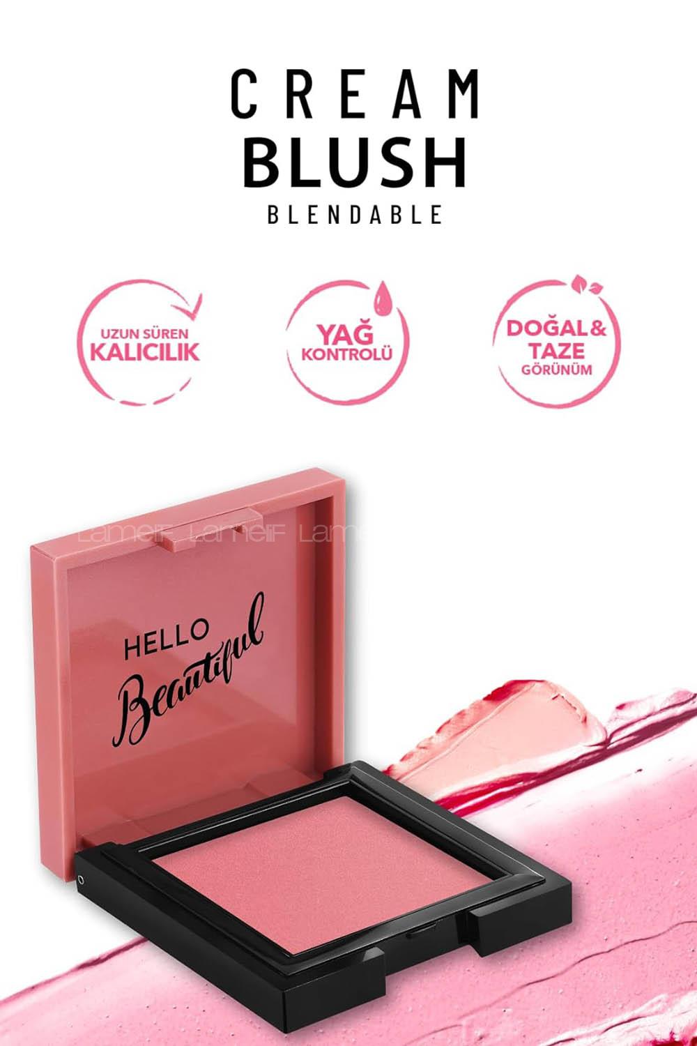 Lamelif Pastel Cream Blush Blendable Allık 41